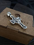 Срібний хрестик з Архангелом Михайлом, фото 7
