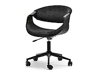 Элегантный офисный стул rapid, черное дерево, черный