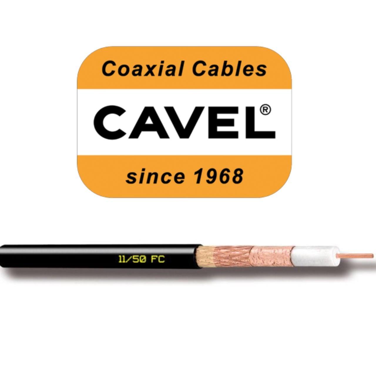 Кабель коаксіальний CAVEL 11/50FC 75 Ом до 3 ГГц (аналог RG11) Італія. Оригінал