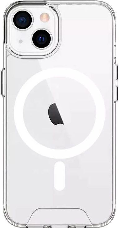 Накладка iPhone 13 clear Space Case TPU MagSafe
