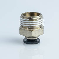 Фітинг пневматичний APC06-03 прямий під трубку D6, різьблення R 3/8"