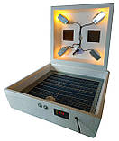 Інкубатор Квочка ІБ-72/120, автомат, цифровий, сітка під курку і перепілку, 4 лампи, фото 5