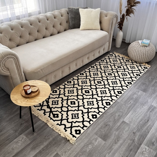 Турецькі килими м'які бавовняні 80х200 см, фото 1