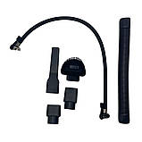 Автомобільний пилосос з компресором 4в1 Vacuum Cleaner компактний з манометром насадками та підсвічуванням, фото 6