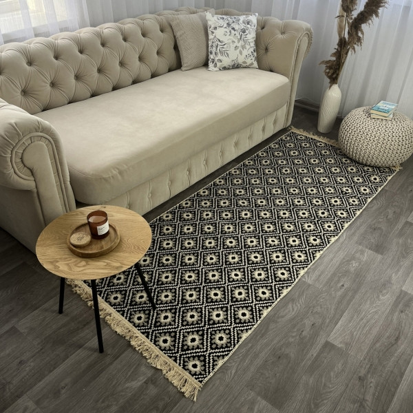 Турецькі килими м'які бавовняні 80х200 см, фото 1