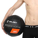 М'яч набивний для кросфіту волбол Wall Ball TA-7822-6 6 кг, фото 8