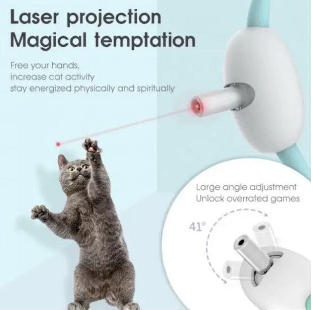 Розумний лазерний нашийник для котів іграшка