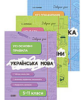 Комплект довідників учня. Видавництво;"Основа"
