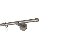 Карниз MStyle металлический для штор однорядный Сатин Рулло труба 16 мм кронштейн цылиндр 160 см