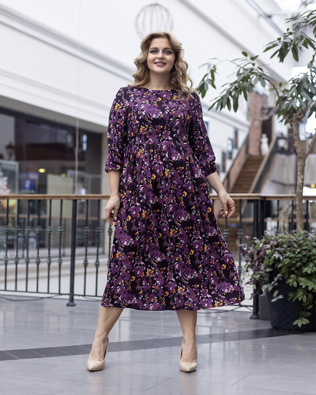 Плаття літнє Ярослава фіолетовий, фото 1