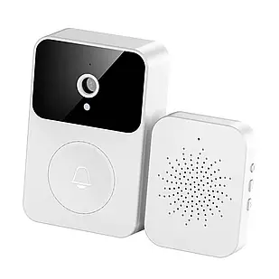 Домофон із камерою WiFi та датчиком руху Doorbell X9 Білий