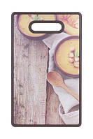 Дошка обробна пластикова 23*37*1,2 см коричнева Ringel Main