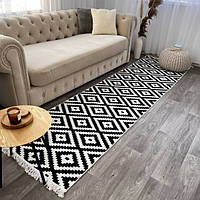 Турецькі килими м'які бавовняні 80х300 см