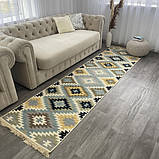 Турецькі килими м'які бавовняні 80х300 см, фото 2