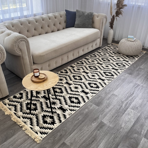 Турецькі килими м'які бавовняні 80х300 см, фото 1