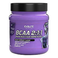 Аминокислоты Evolite Nutrition BCAA 2:1:1 (400 г, черная смородина)