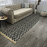 Турецькі килими м'які бавовняні 80х300 см, фото 2