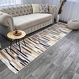 Турецькі килими м'які бавовняні 80х300 см, фото 2