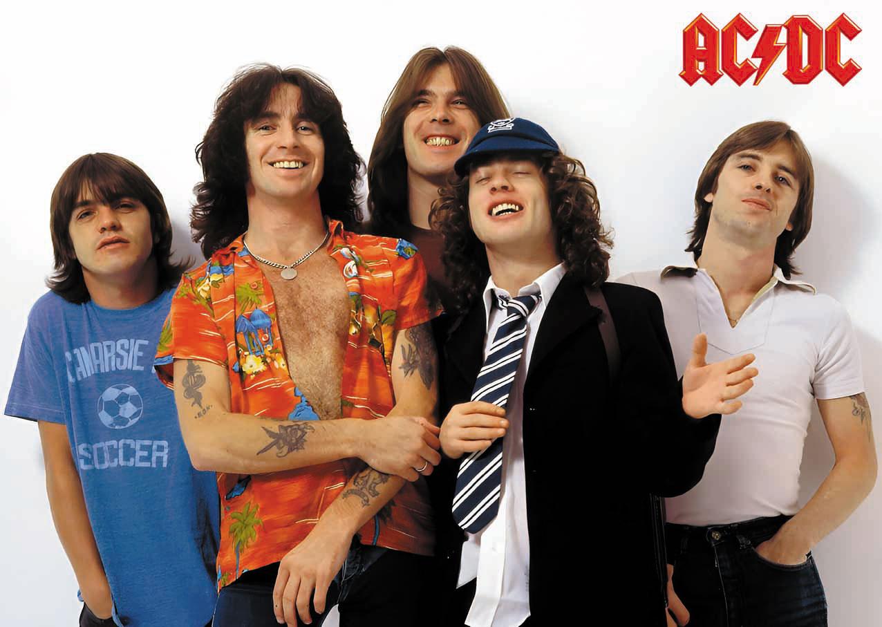 Плакат AC/DC 14 Band 1979