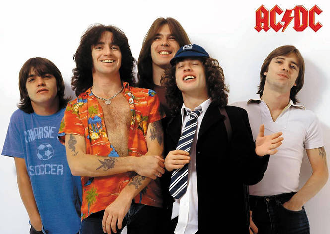 Плакат AC/DC 14 Band 1979, фото 1