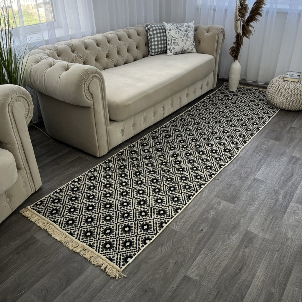 Турецькі килими м'які бавовняні 80х300 см, фото 1