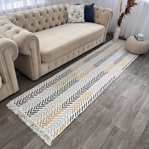 Турецькі килими м'які бавовняні 80х300 см, фото 1