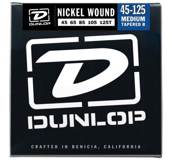 Струни для бас-гітари Dunlop DBN45125T Nickel Wound Tapered, фото 1