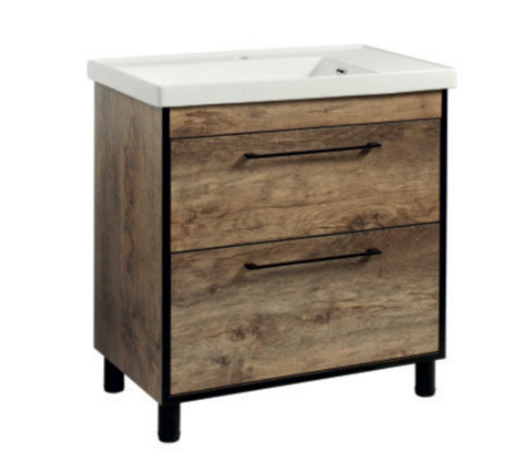 Тумба Коломбо 80 см на ніжках з умивальником Концепт для ванної кімнати.