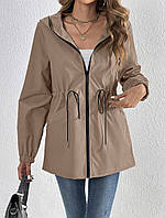 Удобная женская куртка-ветровка Капюшон, молния, карманы Плащевка Канада 42-44,46-48,50-52 Цвета 4