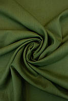 Ткань льняная рубашечная цв.372 Dill 18-0108 TCX 135г/м2