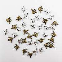 Підвіска металева "Серце-замок"