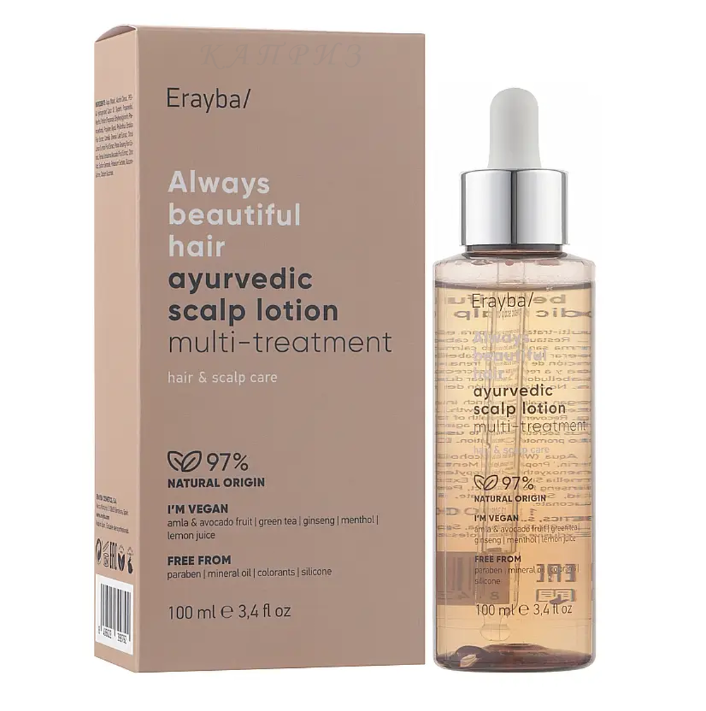 Erayba ABH Ayurvedic Scalp Lotion Лосьйон для шкіри голови 100 мл, фото 1