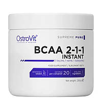 Аминокислоты OstroVit BCAA 2-1-1 Instant (200 г, без вкуса)