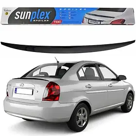 Спойлер багажника Hyundai Accent седан 2006-2010 (скотч) Sunplex