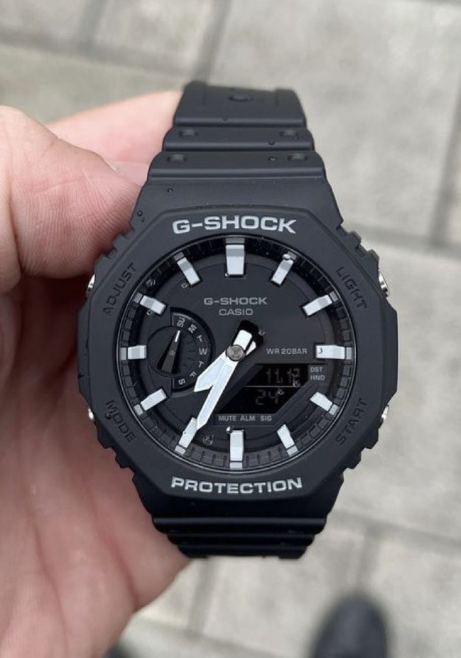 Годинник Casio G-Shock GA-2100 Black Grey AAA