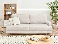 Классический диван crema ясень с ножкой из бука для гостиной
