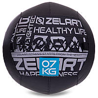 Мяч набивной для кроссфита волбол Wall Ball Zelart FI-2637-7 7 кг