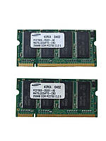 Оперативная память SO-DIMM DDR Samsung 256 MB PC2700 333MHz, M470L3224FT0-CB3