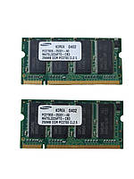 Оперативна пам'ять SO-DIMM DDR Samsung 256 MB PC2700 333MHz, M470L3224FT0-CB3