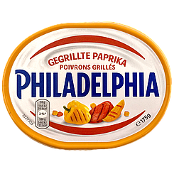 Крем-сир паприка гриль Філадельфія Philadelphia grilled paprika 175g 10шт/ящ (Код: 00-00015973)
