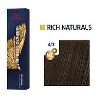 Фарба для волосся Wella Professionals Koleston Perfect ME+ Rich Naturals 4/3 Medium Brown Gold 60 мл