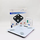 Електронні ваги підлогові 26x26 см, до 180 кг, Білі / Розумні ваги підлогові, фото 9