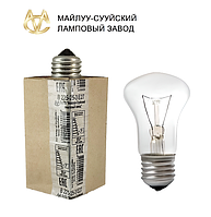 Лампа розжарювання Б 225-25-4 25W грибок Майлуу-Сууйський ламповий завод Киргизія