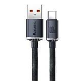 Кабель Baseus Crystal Shine Series Cable USB to Type-C 100W (2m) швидка зарядка 2 м 100 Вт CAJY000501, фото 2