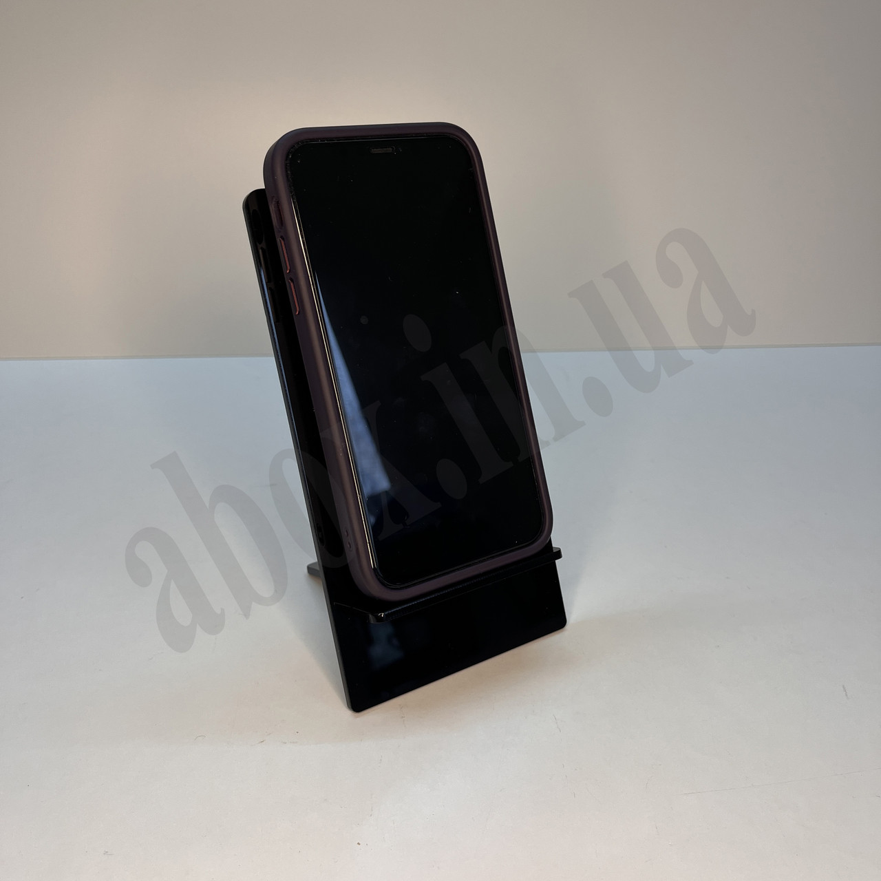 Чорна збірна підставка для телефону | Підставка для телефона з двух частин, фото 1