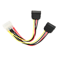 Кабель питания Sata to Molex для жесткого диска и SSD molex sata power cable