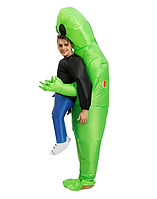 Надувной костюм прешельца 190 см Костюм инопланетянин Похищение человека