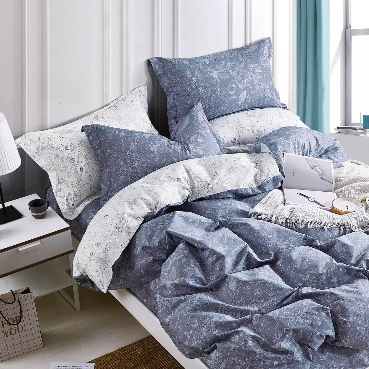 Постільна білизна Viluta ранфорс - 21154 полуторна, фото 1