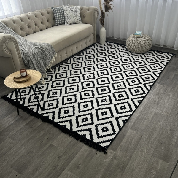 Турецькі килими м'які бавовняні 160х250 см, фото 1