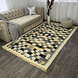 Турецькі килими м'які бавовняні 160х250 см, фото 2